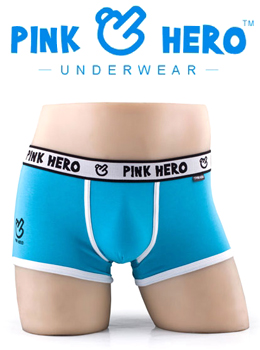 (호주브랜드)PINKHERO LakeBlue drawers 호수블루 드로즈/남성사각팬티/남성드로즈/남성속옷/남자사각팬티