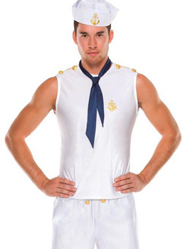 Men Sailor Adult Costume남성해군선원코스튬/남성코스프레/남성파티의상/남성이벤트의상/남자해군코스프레/남자선원복장/남성유니폼/남성행사의상/