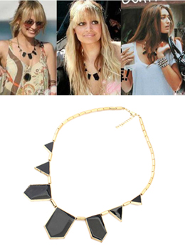 fashionable geometric necklace 기하학적목걸이 패션초커/패션목걸이