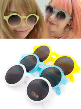 translucence Sunglasses 원형반투명선글라스/패션선글라스/연예인선글라스/uv400선글라스/자외선차단선글라스/반투명뿔테선글라스/복고풍선글라스